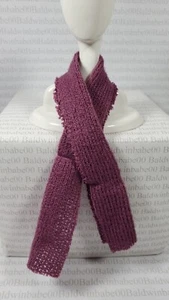 SCARF ONLY ~ MY FAIR LADY ELIZA DOOLITTLE DOLL KNIT PURPLE ACCESSORY CLOTHING - Picture 1 of 3