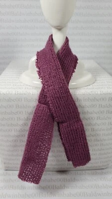 SOLO BUFANDA ~ MY FAIR LADY ELIZA DOOLITTLE MUÑECA TEJIDA PÚRPURA ACCESORIO ROPA Foto 1 de 3