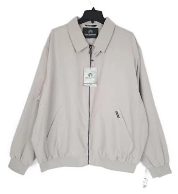 Weatherproof Men's Lightweight Microfiber Golf Jacket Stone Tan XXL NWT *Defect* - Image 1 of 4