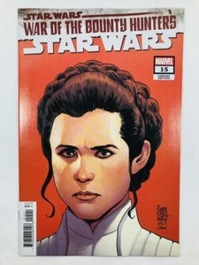 Star Wars 15 Krieg der Kopfgeldjäger Camuncoli Kopfschuss Prinzessin Leia Variante - Bild 1 von 9