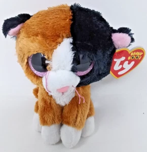 TAURI the Calico Cat - Ty 6" GLITTER EYES Beanie Boos - Bild 1 von 6