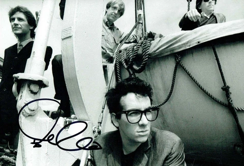 Elvis COSTELLO SIGNED Autograph Photo 2 Punk New Wave Music Singer AFTAL RD COA Cover