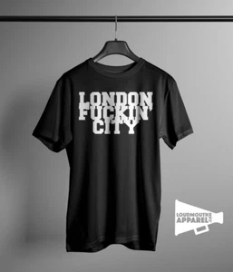 London F*ckin City Mens T-Shirt Travel Vacation Holiday Offensive Tee - Picture 1 of 2