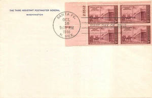 944 3c Kearny Expedition plate block oversized 3rd Assistant Postmaster [54166] - Picture 1 of 1