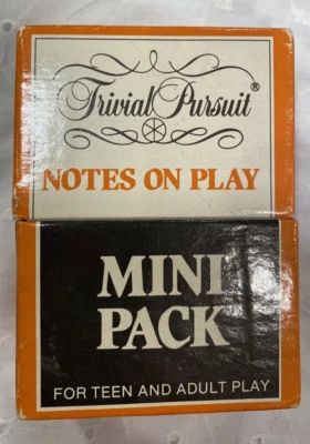 Vintage 1987 Trivial Pursuit Sports Complete 120 Card Mini Pack Look & Feel NEW - Image 1 of 4