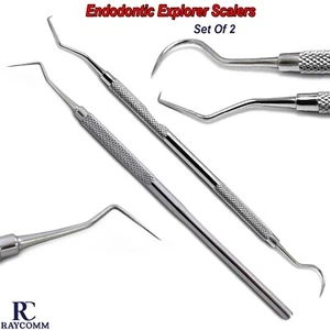 Sonda periodontal exploradores sondas examen dientes limpieza higiene herramientas conjunto - Imagen 1 de 5