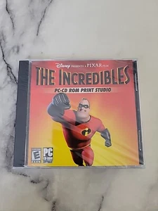 The Incredibles PC-CD ROM Print Studio Disney Pixar (Win 98/Me/XP) Computer Game - Picture 1 of 4