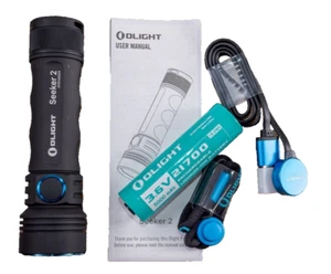 Linterna LED recargable Olight Seeker 2 3000 lúmenes NUEVA - Imagen 1 de 8