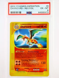 Pokemon Reverse Holo Charizard 6/165 Expedition 6 Excellent-Mint - Bild 1 von 7