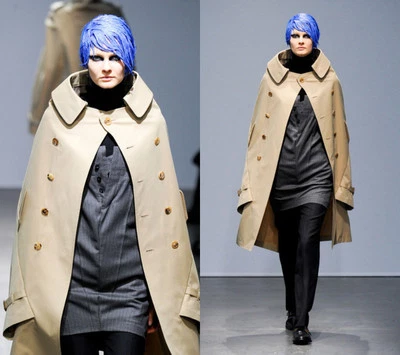 Pantalones de cintura alta con tirantes Junya Watanabe COMME DES GARCONS AD2012 Foto 1 de 4