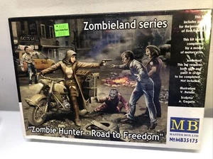 Masterbox 35175 1/35 scale Zombie Hunter Road to Freedom-motorcycle not included - Picture 1 of 6
