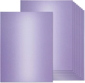36 Sheets Purple Shimmer Cardstock, 8.5" X 11" Metallic Cardstock Paper, 250Gsm/ - Picture 1 of 1