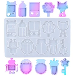 Shaker Resin Molds Quicksand Silicone Molds Epoxy Casting Mold Resin Shaker M... - Picture 1 of 7