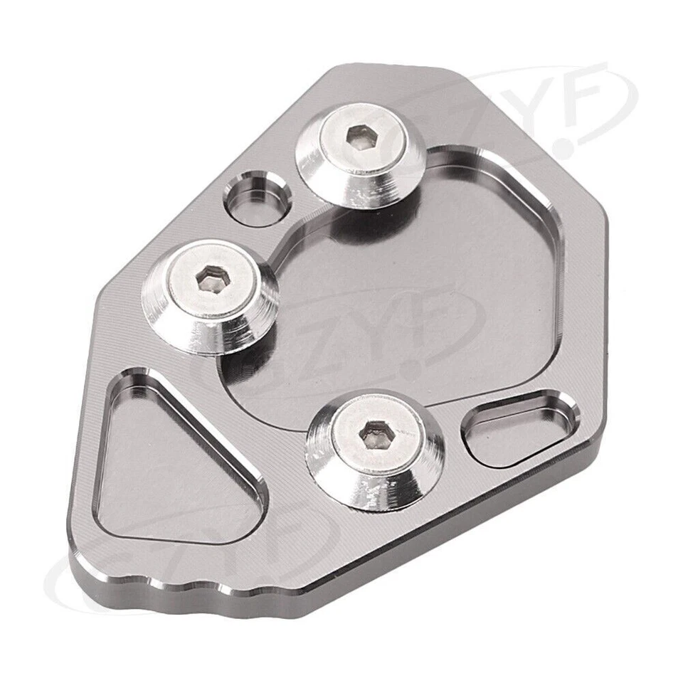For BMW K1200S K1200R K1300S/R CNC Side Kickstand Foot Stand Extension Plate Pad - Image 1 of 1