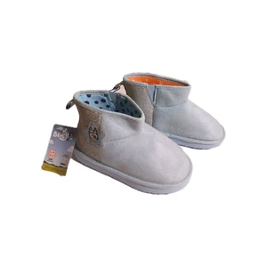 Botas Groundup Niñas Pequeñas Azul Imitación Piel de Oveja Azul Polvo Talla 11 - Imagen 1 de 9