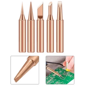 5pcs 900M Soldering Iron Head Inside Hot Bare Copper Electric Soldering Iron -wf - Photo 1/11