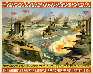 Barnum Bailey 1898d Cuban Coast Circus Poster Print 17 x 11 Giclee Print - Picture 1 of 1