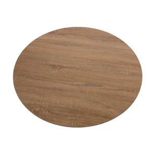 SSWBasics Topper de madera de roble caramelo para percheros redondos - Se adapta a 36" redondo - Imagen 1 de 2