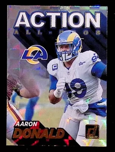 Aaron Donald 2021 Donruss Action All-Pros #AP13 Los Angeles Rams - Picture 1 of 2