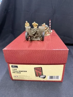 W Gran Bretaña #17459 Segunda Guerra Mundial EE. UU. 105 mm obús y tripulación RC2 Foto 1 de 4