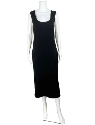 DOLCE & GABBANA Wool-Blend Ribbed Dress with Eyehook Back Size 46 = US 10- NTSF - Image 1 of 4