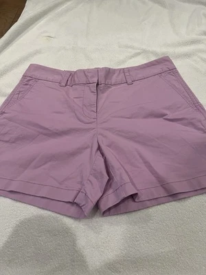 "Pantalones Cortos Clásicos Vineyard Vines Mujer Dayboat Glicina Púrpura Talla 6 Nuevos con Etiquetas 5"" Entrepierna" Foto 1 de 4