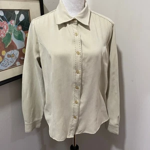 Lemon Grass Shacket Gr. Large Hemdjacke hellgrün Ultrasuede Typ Stoff  - Bild 1 von 6