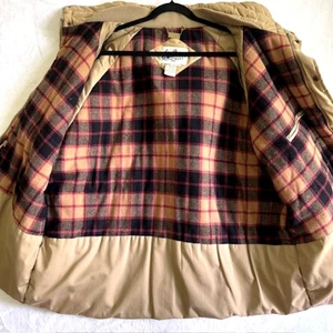 VTG Sears Roebuck Mens SZ 3XL Wool Lined Coat/Parka Pockets Removable Hood READ - Picture 1 of 15