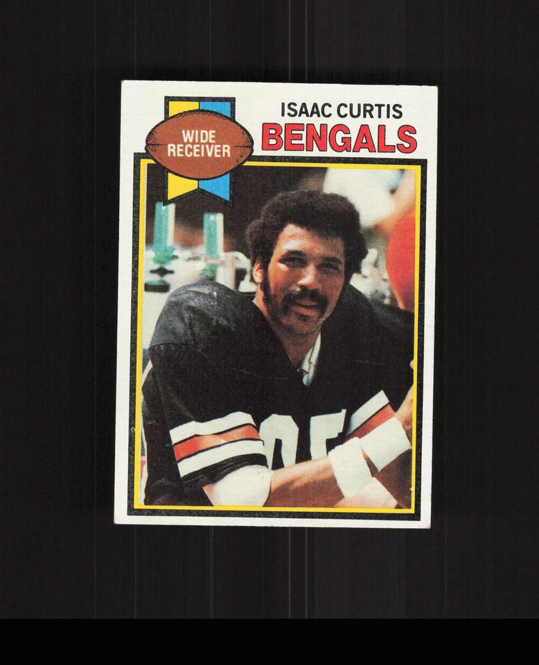 1979 Topps #395 Isaac Curtis Football Card Cincinnati Bengals - Image 1 of 2