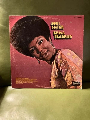 ERMA FRANKLIN ~ SOUL SISTER LP Vinyl 1969 Original R&B SOUL BRUNSWICK Records VG - Image 1 of 3