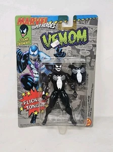 Plato de lengua y pecho parpadeante Venom 1992 ToyBiz de Marvel Super Heroes - Imagen 1 de 9