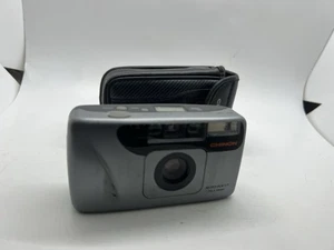 Chinon AP 100 ZM Flash Silver Grey Compact Film Camera Vintage Point & Shoot - Picture 1 of 17