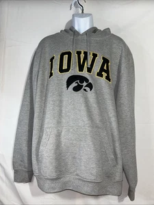 Colosseum Iowa Hawkeyes Embroidered Hoodie /Hooded Sweatshirt Gray Size XL - Picture 1 of 6
