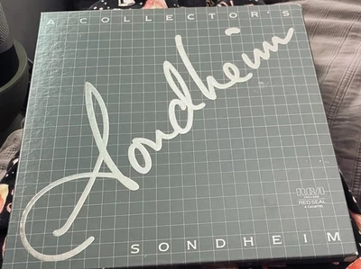 Stephen Sondheim Box Set 4 Cassettes A Collector’s Sondheim + booklet 1985 NM - Image 1 of 4