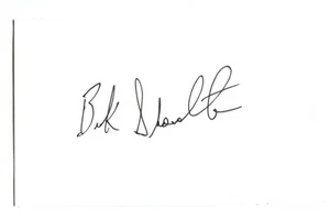 BUCK SHOWALTER Signed Index Card 3x5 Authentic AUTOGRAPH ~MLB~ - Picture 1 of 1