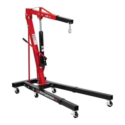 PITTSBURGH 1 Ton Capacity Foldable Shop Crane with leveler ( local pickup) - Image 1 of 3