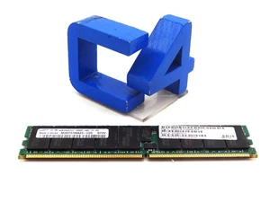 SAMSUNG M393T5166AZ3-CD5 4GB 2RX4 PC2-4200R MEMORY DIMM - Picture 1 of 3