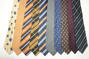 LOT OF 10 CACHAREL silk ties. Made in Italy F85673 - Picture 1 of 2