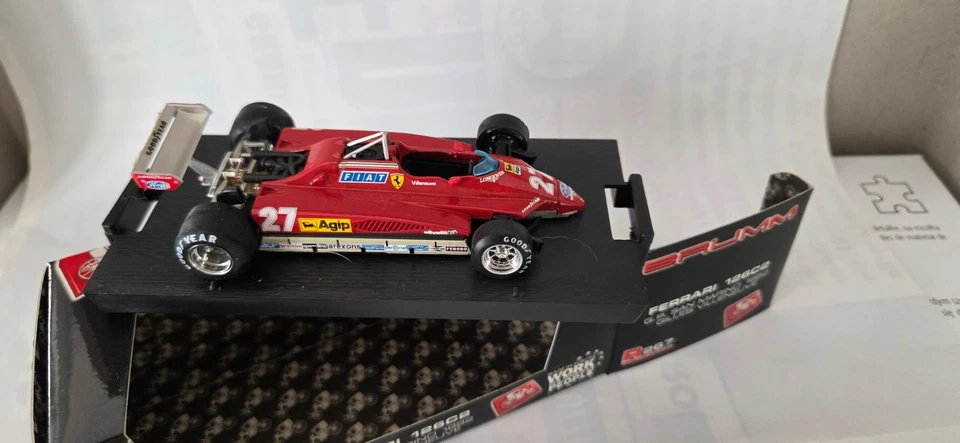 Ferrari  F1  126 C2  GP  San Marino 1982  G.  Villeneuve  Brumm  1:43 - Immagine 1 di 3