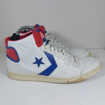 Converse Leather Hi Tops Basketball Shoes Trainers Pumps UK Size 11 One Star  - image 1 of 4