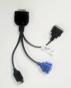 Genuine OEM HP 416003-001 KVM Dongle VGA Serial USB DB9 Server SUV Cable Adapter - Afbeelding 1 van 7