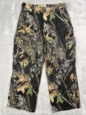 Pantalones Mossy Oak Para Hombre Grandes Camuflaje Cintura Ajustable Carga Rotura 36x28 Foto 1 de 4