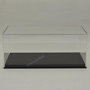 1:18 Scale Model Car Display Cabinet High Quality Acrylic Case Carbon Fiber Base - Picture 1 of 10
