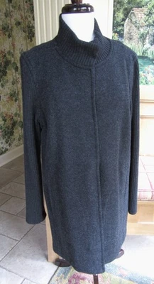 Abrigo de lana de diseñador EILEEN FISHER, XL, NUEVO1 Foto 1 de 4