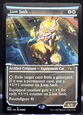 Lion Sash #368 Kamigawa: Neon Dynasty Showcase Regular Rare - Image 1 of 2