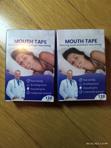 Anti Snoring Tape 120 PIECES Each (PACK OF 2) Hypoallergenic Sealed Ex 2028 - Picture 1 of 3