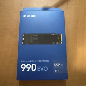 Samsung 990 EVO SSD 1TB Internal SSD PCIe Gen 4x4 | Gen 5x2 M.2 2280 - Picture 1 of 3