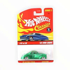 Hot Wheels '40 Ford Coupe #19 - Green - 2006 Hot Wheels Classics A - Picture 1 of 3
