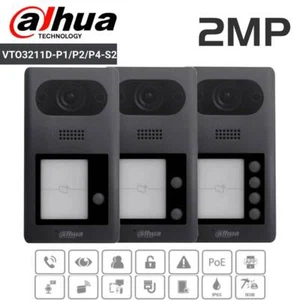 Dahua VTO3211D-P1/P2 IP Villa Outdoor Station Video Intercom PoE App Doorbell - Picture 1 of 9