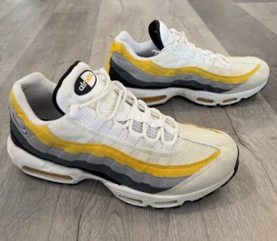 Nike Air Max 95 Men’s Grey/Amarillo Athletic Sneakers (CD7495-100) - Size 11.5 - Image 1 of 4